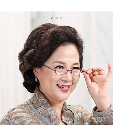 Shop Mini Slim Pen Reading Glasses - Portable Clip Case Compact Metal Frame Eyewear 1.0X Gold | International Shipping Available - Buy Online on GoSupps.com