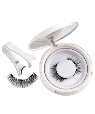 Krafty Magnetic Eyelashes Magnetic Eyelashes Reusable Natural Look Magnetic Lashes With Applicator Easy To Wear And Remove(Fuller 3pcs)