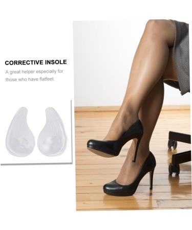 FOMIYES Horoscope Half Pad Work Boot Insoles - 2 Pairs Plantar Support for Men | Transparent 10x5.5cm - International Shipping Available - Buy Online on GoSupps.com