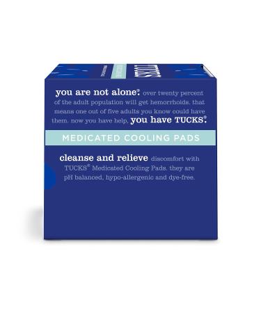 Tucks Medicated Cooling Pads | 100 Count - Soothing Relief for Hemorrhoids - Buy Online on GoSupps.com