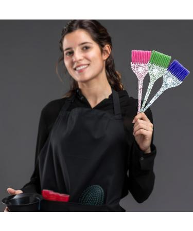 6-Piece Hair Dye Brush Set - Colorful Tint Brushes & Applicators for DIY Hair Coloring | Salon Quality Hair Dyeing Tools - Buy Online on GoSupps.com