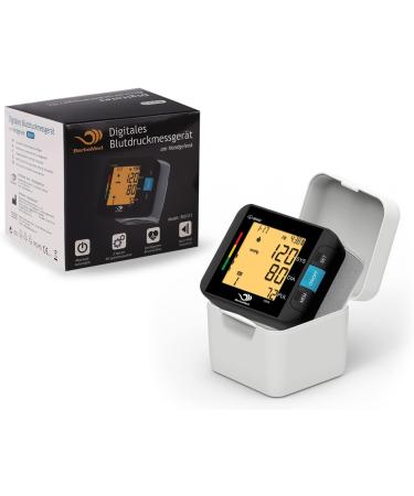 Buy BERKEMED Blood Pressure Monitor - Full Automatic Wrist Monitor with 2x99 Memory & LED Display - Arrhythmia Detection - International Shipping Available - Buy Online on GoSupps.com