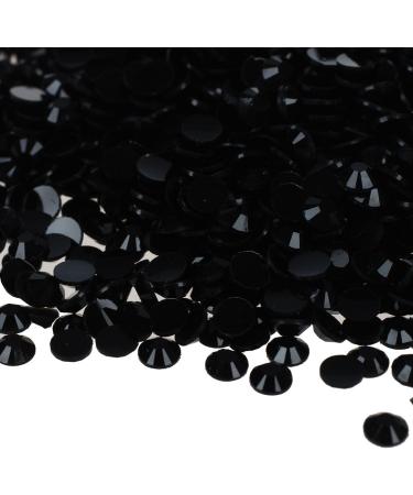 Geuxe 2000pcs Crystal Flatback Acrylic Rhinestones Beads Nail Art (Black) - Buy Online on GoSupps.com