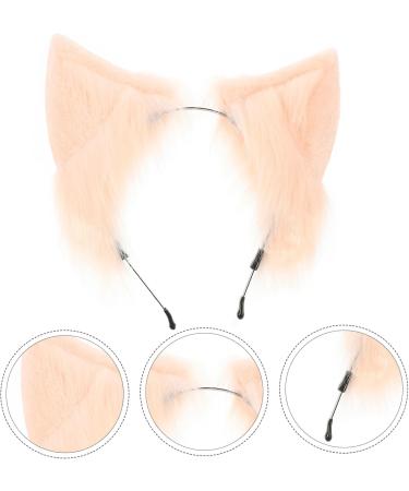 POPETPOP Furry Fox Ears Headband Headbands Hair Ties Animal Headband Cat Accessories Cat Headband Hair Accessories for Headband for Teens Fabric 's Set Ear Cat Ear Hair Hoop - Buy Online on GoSupps.com