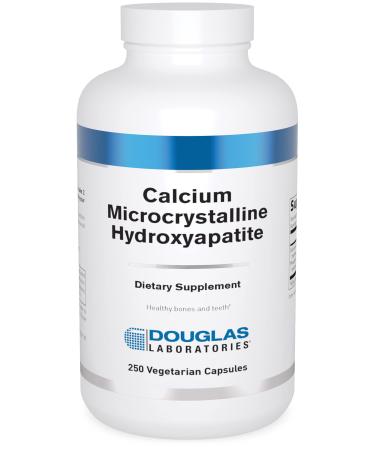 Douglas Laboratories Calcium Microcrystalline Hydroxyapatite - Teeth & Bone Health Support* - with Calcium & Phosphorus Micronutrients - Dietary Supplements - 250 Vegetarian Capsules