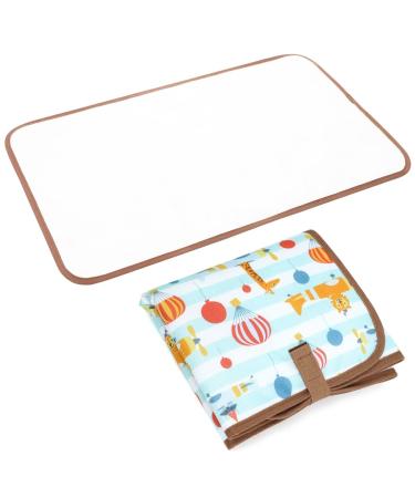 Lekebaby Nappy Changing Mat Portable Changing Mat Foldable Baby Changing Mat Travel Changing Mat Portable Baby Change Mat Hot air balloon