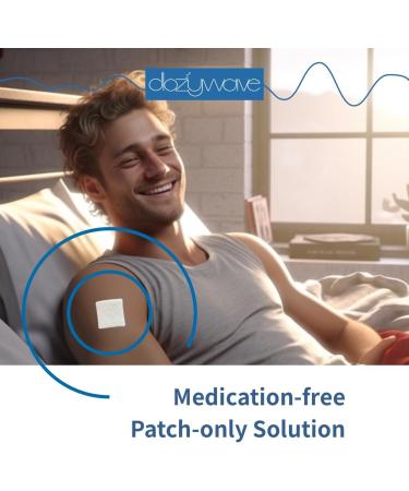 Dozywave Sleep Patch - 30 Patches for Adults | Melatonin & 5-HTP | Medication-Free Solution - Buy Online on GoSupps.com