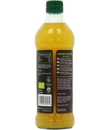 Organic Apple Cider Vinegar - 500ml - Buy Online on GoSupps.com
