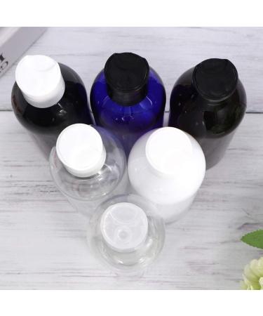 Minkissy 6pcs 250ml Portable Travel Bottles Plastic Refillable Bottles Plastic Squeeze Bottle with Disc Cap for Shampoo Lotion (Mixed Colors Bottle) Assorted Color - Buy Online on GoSupps.com