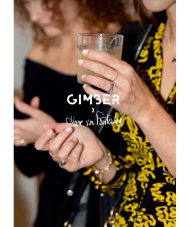 Gimber Limited Edition with Diane von F rstenberg - Original N 1 | Alcohol-Free Organic Ginger Drink | Premium 700ml Bioty Beverage with Lemon & Herbs - Buy Online on GoSupps.com