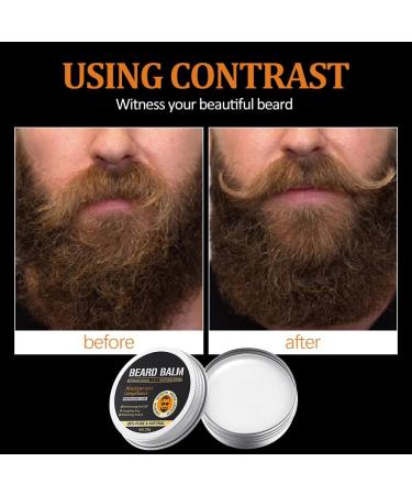 Glanzend Beard balm for men beard wax 20 g beard balm for beard styling from 3day beard to full beard strong hold light shine beard balm smoothes shapes and cares for rough hair - Buy Online on GoSupps.com