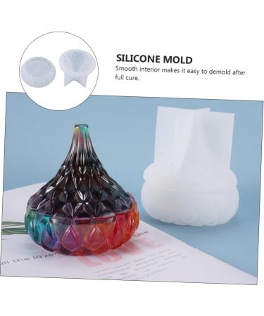 NUOBESTY Heart Shape Puncher 2pcs box DIY Molds Resin Mold Crafts Drop-shaped Epoxy Craft Storage Art Casting for Decors Case - Buy Online on GoSupps.com