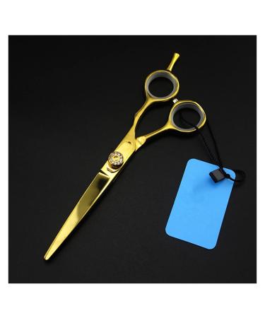 Shears for Hair Cutting 5.5/6 Inch Hairdressing Scissors Hair Salon Flat Cut Blonde Hairdressing Scissors Beauty Scissors Thinning Scissors Hair Cutting Kit 6 Inch Cutting B