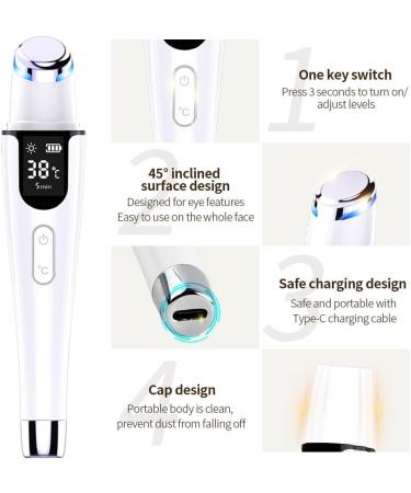 Renyqatt Eye Massage Instrument for Fine Lines, Dark Circles - Facial Tool for Vibrant Eyes - Buy Online on GoSupps.com