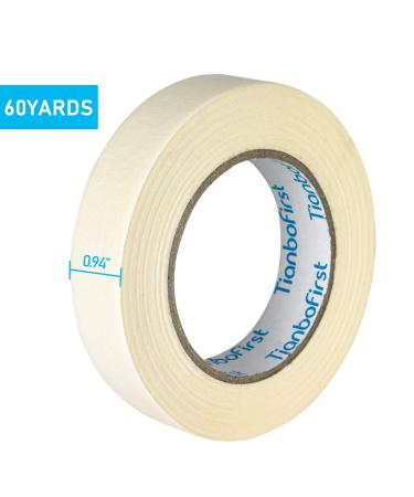 General Purpose Masking Tape for Home and Office  0.94-Inch x 60 Yards  9 Rolls  Beige by TIANBO FIRST 0.94 Inch x 60 Yards 9 - Buy Online on GoSupps.com