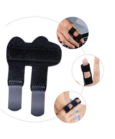 Joint Sleeve Thumb Brace & Finger Splint - Finger Fracture Protector Polyester Black - International Shipping Available - Buy Online on GoSupps.com