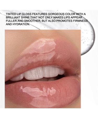  HADAVAKA 2PC Plumping Lip Gloss Pearlescent Glaze Lip Gloss Long-Lasting Nourishing and Moisturizing Liquid Lipstick Lip Gloss with a Tinted and Shiny Finish (01#) - Buy Online on GoSupps.com
