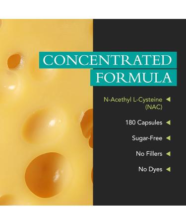 Xtravit NAC N Acetyl L-Cysteine Supplement Natural Liver & Respiratory Detox Supplements for Men & Women - May Support Lung & Immune Health Non-GMO No Fillers 600 mg 180 Capsules - Buy Online on GoSupps.com