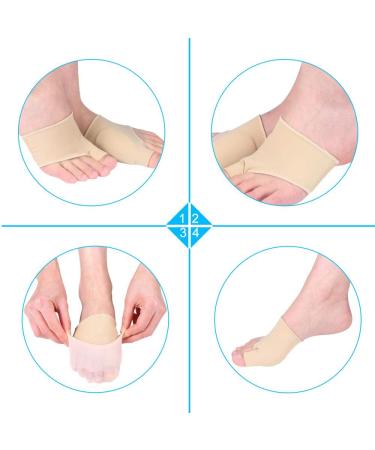 Hallux Valgus Correction Bandage & Gel Socks for Bunion & Hammer Toe Pain Relief Day & Night Use - Buy Online on GoSupps.com