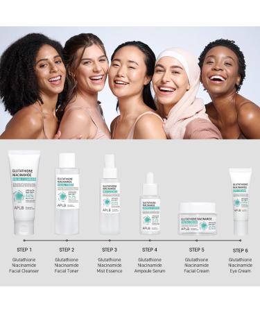 APLB Glutathione Niacinamide Ampoule Serum | LIPO GLUTA NIAC CEN 31.3% 1.35 FL.OZ/Korean Skincare Long lasting moisturizing Improve skin elasticity Revitalize for gentle and improve skin texture - Buy Online on GoSupps.com