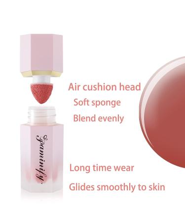 Paminify Soft Cream Liquid Blush - Lightweight Dewy Blush Stick, Peach Pink Shade, Moisturizing & Cruelty-Free - Buy Online on GoSupps.com