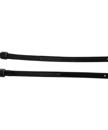 Huntley Equestrian Premium English Leather Spur Straps - 15 Black - Buy Online on GoSupps.com