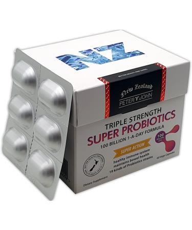Peter John Super Probiotics 100 Billion 1-A-Day Formula 60 Capsules (1) - Buy Online on GoSupps.com