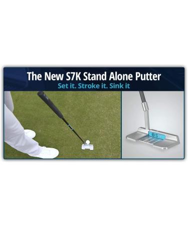 S7K Standing Putter - Men and Women's Stand Up Golf Putter for Perfect Alignment | Legal for Tournament Play | Eliminate 3-Putts - Buy Online on GoSupps.com