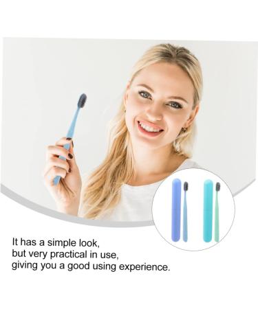Minkissy 4-Piece Travel Toothbrush Set | Ultra Soft Bristles & Portable Case | Ideal for Adults | Durable PP Materials - Buy Online on GoSupps.com