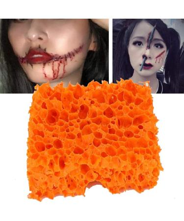 Verdant Touch Makeup Wound Sponge FX Blood Scar Stubble Effect Wound Makeup Stipple Sponge for Halloween Xmas (Large Hole) - Buy Online on GoSupps.com