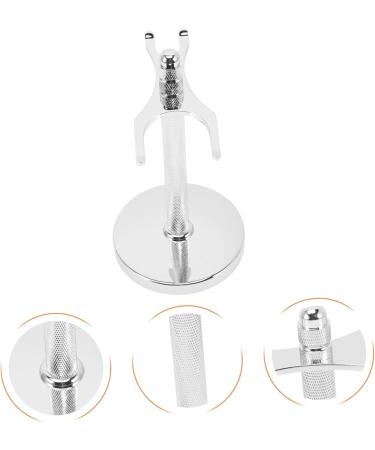Veemoon Razor Holder Set - Aluminum Shaver & Toothbrush Organizer for Men - Art of Shaving Gift - 2pcs (15x9.5cm) - Buy Online on GoSupps.com