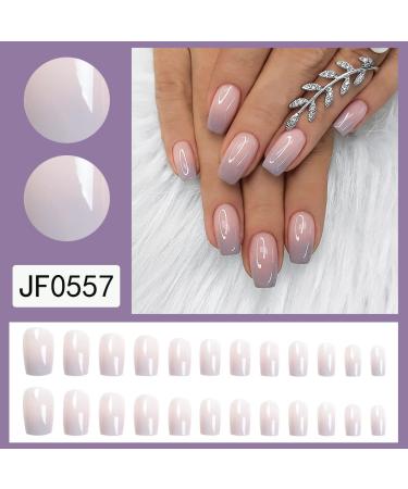 Diduikalor Short Press On Nails - Set of 24pcs | Easy & Quick Nail Extension Solution - Buy Online on GoSupps.com