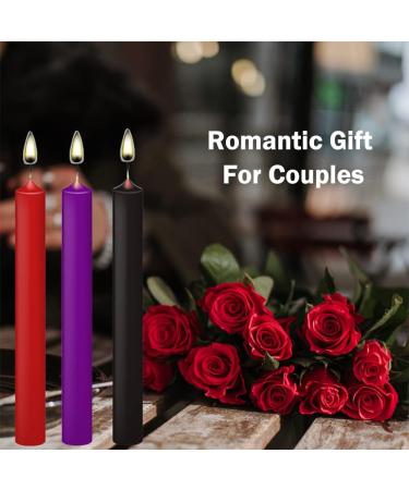 Romantic Low Temperature Wax Play Candles for Couples - Perfect for Lovers, Weddings & Intimate Moments - Buy Online on GoSupps.com