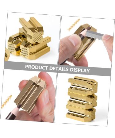 minkissy 1pc Eyebrow Pencil Sharpener Cosmetic Makeup Pencil Sharpener for Plastic Mini Pencils Eyebrow Liner Sharpener Eyebrow Pencil Sharper Hand Tools Make up Plastic Spray Gold Clippers - Buy Online on GoSupps.com