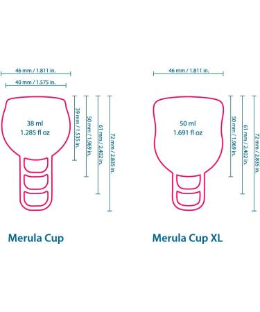 Merula Cup XL Strawberry - Best Menstrual Cup for Heavy Flow Days | Eco-Friendly & Comfortable - Buy Online on GoSupps.com