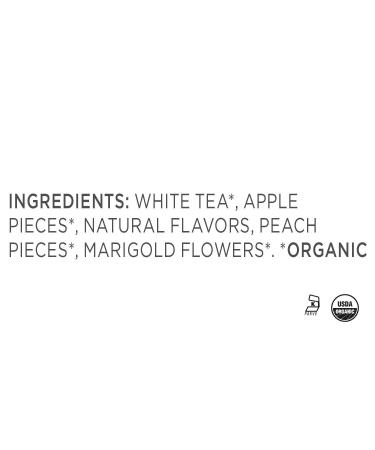 Tea Forte Peach Blossom Organic White Tea Canister | 3.53 oz Loose Leaf Tea | Makes 35-50 Cups - Buy Online on GoSupps.com