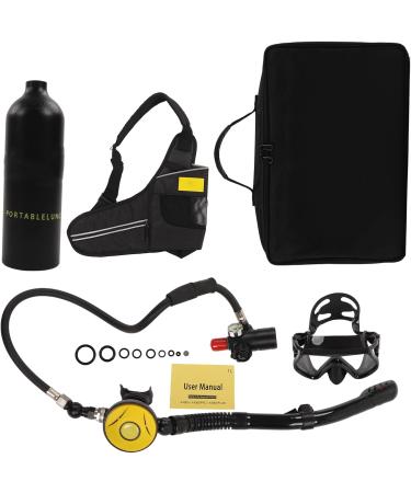 Oxygen Tank Set Safe Waterproof Portable Oxygen Tank Kit Comfortable with Breathing Tube for Beach - Buy Online on GoSupps.com