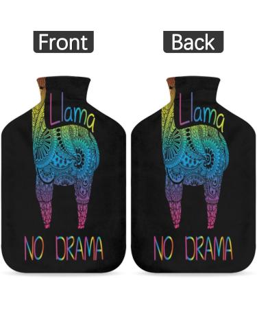 Ethno Lama Alpaka Heat Bottle - 2L Cute PVC Warming Bag for Pain Relief & Cold Therapy | International Shipping - Buy Online on GoSupps.com
