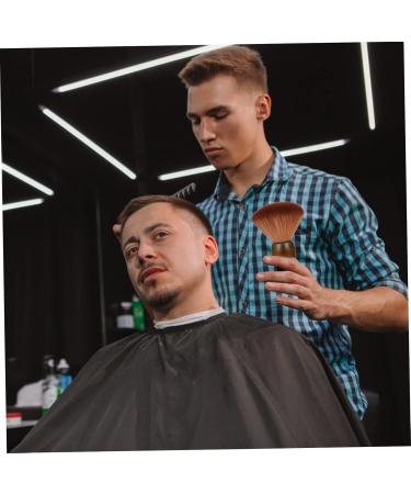 NOLITOY Handheld Shaving Brush & Hair Cleaning Tool | Wooden Handle Beard & Hair Cutting Brush for Barbers | Effective Broken Hair Remover - Buy Online on GoSupps.com