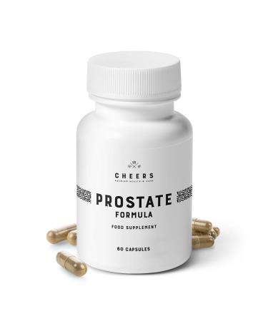 Cheers-prostate formula 60 capsules for urinary and prostate support prostate supplements for men selenium supplements with vitamin B6 and zinc - Buy Online on GoSupps.com