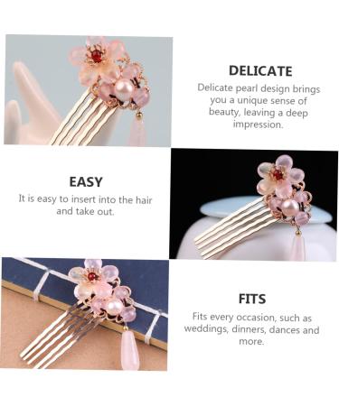Housoutil 1pc Hair Comb Hair Accessories Pearl Hair Comb Crystal Hair Comb Hair Clip Combs Vintage Wedding Decor Bridal Headpiece Hair Comb for Women Bridal Hair Comb Manual China - Buy Online on GoSupps.com