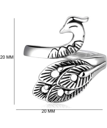 3-Pack Adjustable Knitting Loop Crochet Rings - Peacock Design | Open Finger Ring for Faster Knitting - Braided Style | Knitting Accessories - Buy Online on GoSupps.com