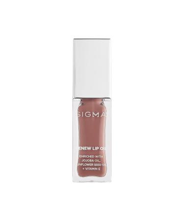 Sigma Beauty Renew Lip Oil - Nuetral Nude Sheen - Nourishing  Non Sticky Lip Oil with Subtle Sheen - Paraben Free Lip Gloss - Tint - Buy Online on GoSupps.com