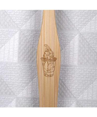 Azeeda Ice Cream Sundae Bamboo Toothbrush - Eco-Friendly Dental Care | International Shipping Available - Buy Online on GoSupps.com