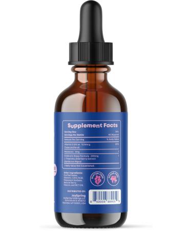 JoySpring Sleepberry Liquid Melatonin for Kids with Elderberry and Saffron Gummies Kids & Teens - Kids Mood Support Supplement - Buy Online on GoSupps.com