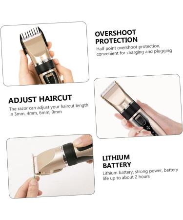 1 Set Baby Electronic Clipper Automatic Child Hair Clipper Automatic Child Clipper Toddler Hair Hair Trimmer Professional Hair Clipper Electric Haircut Kit Aluminum Alloy - Buy Online on GoSupps.com