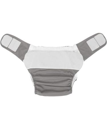 Reusable Adult Pocket Nappy - Gray Incontinence Diaper for Elderly Care - Buy Online on GoSupps.com