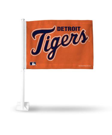 Detroit Tigers Baseball 11X14 inch Window Mount Two-Sided Car Flag