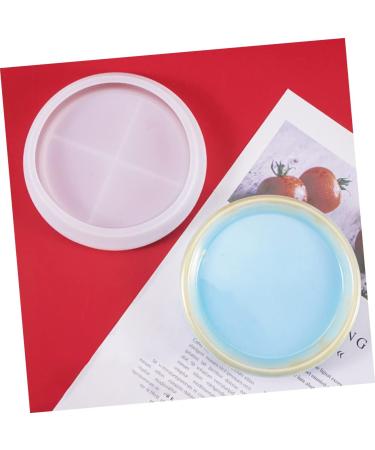 NUOBESTY 2pcs Storage Tray Mold Silicone Molds Resin Trinket Plate Mold Crystal Drip Mold Flat Accessories White 10X19.5CM - Buy Online on GoSupps.com