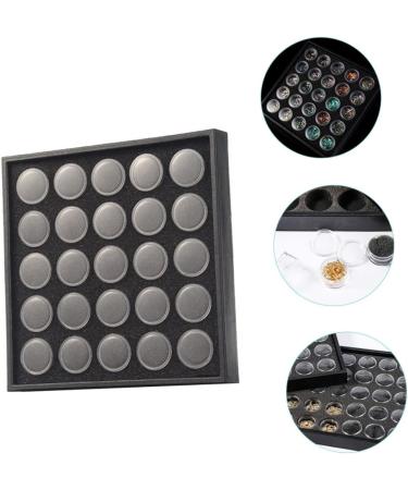 SOESFOUFU Box Nail Art Display Box Nail Polish Holder Nails Rhinestones Nail Rhinestone Nails Accessories Beads Storage Organizer Earring Organizer Jewels for Nails Manicure Decorate Pvc - Buy Online on GoSupps.com